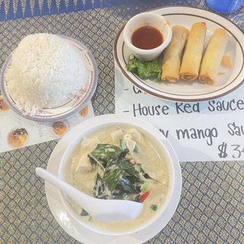 Jitlada - Coconut Curry Chicken 1. Thai Spring Rolls - Thai Near Me - Los Angeles, California Jitlada - Coconut Curry Chicken 1. Thai Spring Rolls - Thai Near Me - Los Angeles, California