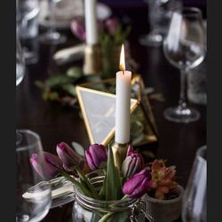 Debonair Events - Intimate dinner setting with in-house decor