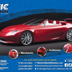 Sonic Auto House - we serve: Mechanic, Collision, Detailing