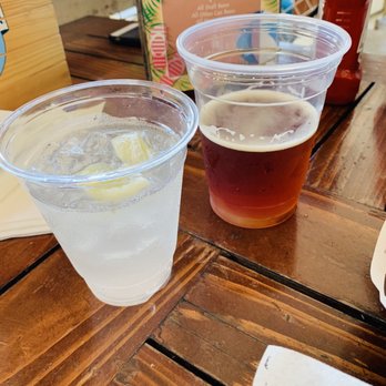 Beachside Billys - Titos and thirsty goat. Yummy!! - American Near Me - Austin, Texas