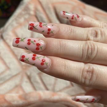 Premier Nails & Spa - The clear coating in the design has flakes off which has been the design it's self start to flake off - Nail Salons Near Me - Mesa, Arizona Premier Nails & Spa - The clear coating in the design has flakes off which has been the design it's self start to flake off - Nail Salons Near Me - Mesa, Arizona