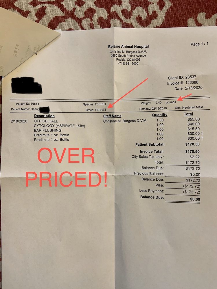 BELAIRE ANIMAL HOSPITAL 2650 S Prairie Ave, Pueblo, CO Yelp