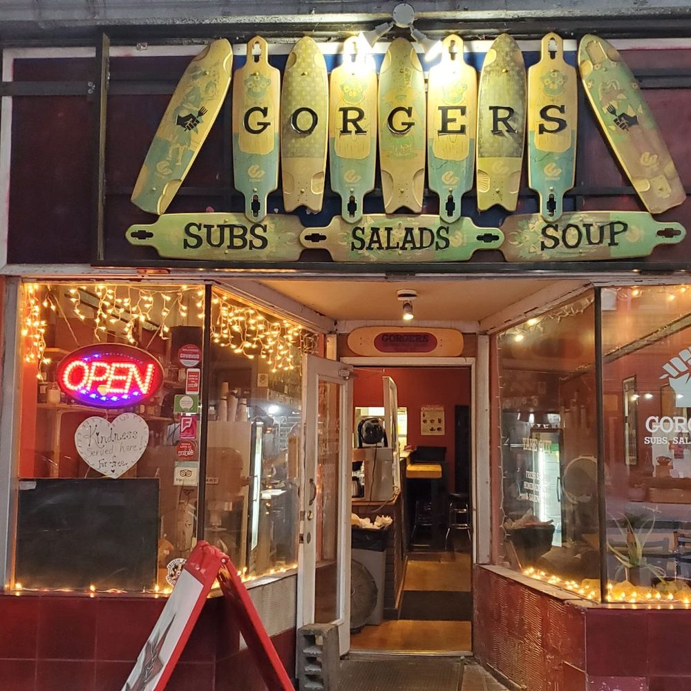 Gorgers Subs - Main entrance Gorges Subs - Salad Near Me - Ithaca, New York