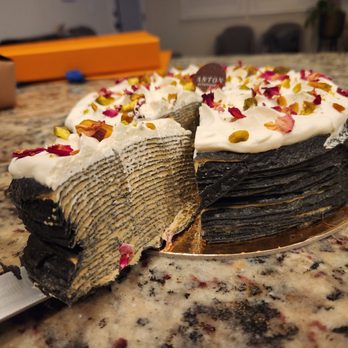 Anton - Pistachio Mille Crêpes - Bakeries Near Me - San Jose, California