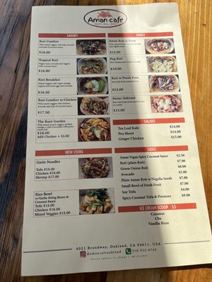 Menu photo 7 Aman Cafe Oakland, CA