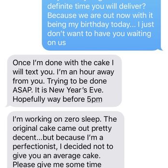 Cristal Sarah Cakes - Her giving excuses - Desserts Near Me Cristal Sarah Cakes - Her giving excuses - Desserts Near Me