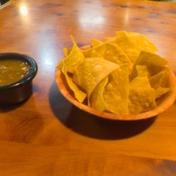 Mamacitas - A little bit skimpy on the chips, but that salsa definitely packs a punch!