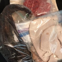 Appel Valley Butcher - This isn't a great picture but it's delicious sliced (real!) turkey, fresh burgers and their "pepper" beef jerky. Delicious!