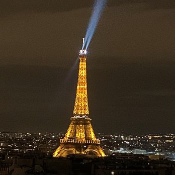 La Tour Eiffel - La Eiffel! As seen from the top of Arc de Triomphe! Can she be more beautiful? Oui, Oui... at night! Je t'aime! - Landmarks & Historical Buildings Near Me - Paris, 75