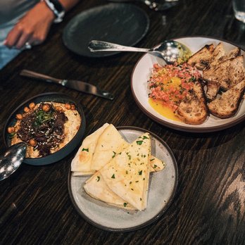 Sparrow + Wolf - Oxtail hummus & grassfed beef tartare - New American Near Me - Las Vegas, Nevada Sparrow + Wolf - Oxtail hummus & grassfed beef tartare - New American Near Me - Las Vegas, Nevada