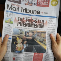 Mail Tribune - I'm front page for Yelp'ing. Never thought ranting and slobbering reviews would make the papers! Thanks Sarah.