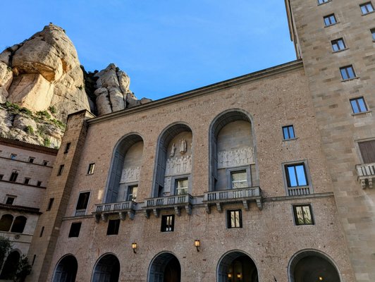 Santa Maria de Montserrat Abbey by null