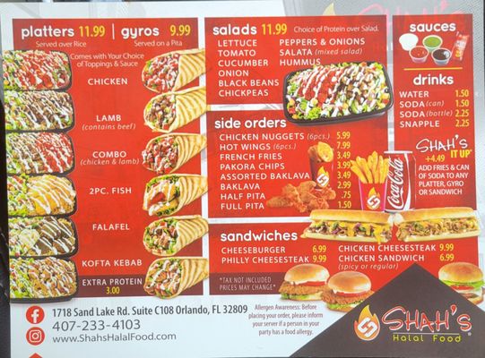Menu photo 5 Shah’s Halal Food Orlando, FL Menu photo 5 Shah’s Halal Food Orlando, FL