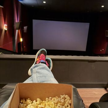 AMC River East 21 - My seat & popcorn! - Cinema Near Me - Chicago, Illinois