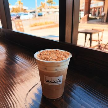 Baba's Coffee Corner - Knafeh Latte - Coffee & Tea Near Me - Orange, California Baba's Coffee Corner - Knafeh Latte - Coffee & Tea Near Me - Orange, California
