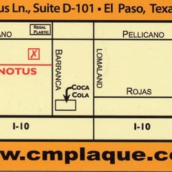 C & M Plaques & Trophy - Easy directions to get to us!  Visit us on line as well.
