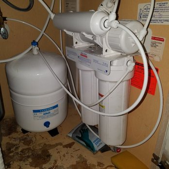 Pleasant Lanier Plumbing - Reverse osmosis water filtration system installed under the kitchen sink. Licensed plumber. - Plumbing Near Me Pleasant Lanier Plumbing - Reverse osmosis water filtration system installed under the kitchen sink. Licensed plumber. - Plumbing Near Me
