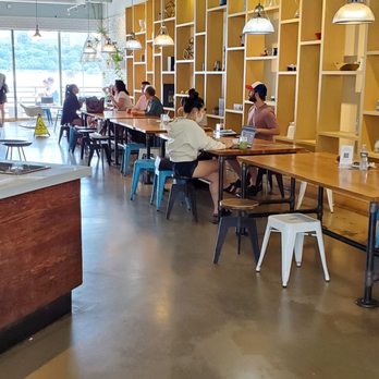 Kuppi Coffee Company - Indoor seating. - Coffee & Tea Near Me - Edgewater, New Jersey Kuppi Coffee Company - Indoor seating. - Coffee & Tea Near Me - Edgewater, New Jersey