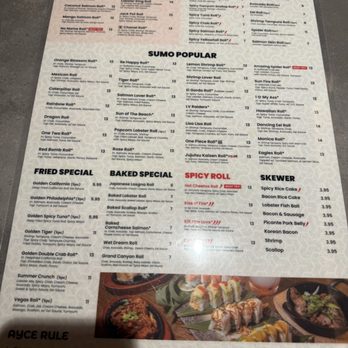 Sumo Henderson - Menu - Japanese Near Me - Henderson, Nevada
