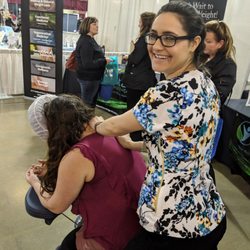 Vitality Health Services - Chair massage at the Women's Expo