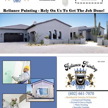CityPubAZ - Reliance Painting card for May Mailing. - Advertising Near Me