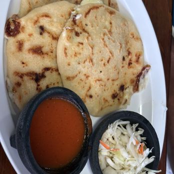 El Ranchito Salvadoreño - Pupusas with Cortito and salsa - Salvadoran Near Me - Little River, South Carolina El Ranchito Salvadoreño - Pupusas with Cortito and salsa - Salvadoran Near Me - Little River, South Carolina