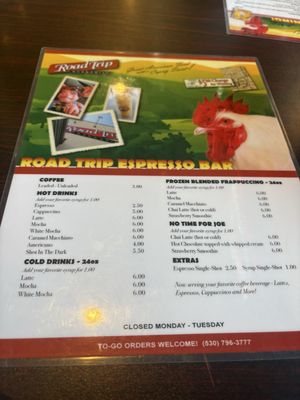Menu photo 1 Road Trip Bar & Grill Capay, CA Menu photo 1 Road Trip Bar & Grill Capay, CA