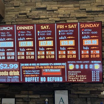 Number 1 Buffet - Menu - Buffets Near Me - Avondale, Arizona Number 1 Buffet - Menu - Buffets Near Me - Avondale, Arizona
