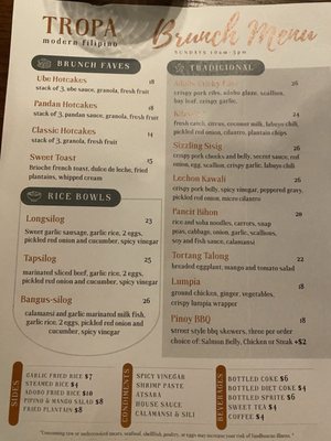 Menu photo 2 Tropa Lafayette, CA Menu photo 2 Tropa Lafayette, CA