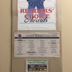 Bernie's Montessori School - Reader's Choice Award Winner