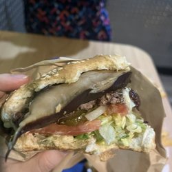 Rain City Burgers - Mushroom Swiss Burger