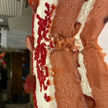 The Cakeroom - Dense layers of cake. Look at dense areas in cake! Looks and taste gummy. - Cupcakes Near Me - Washington, DC, District of Columbia