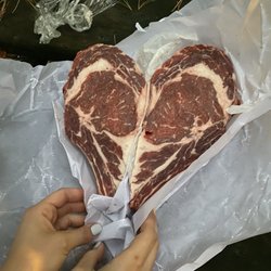 Bone in ribeyes, how romantic!