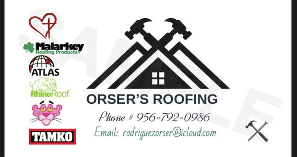 Orser's Roofing Logo