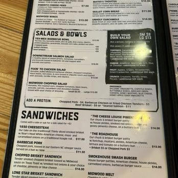 Midwood Smokehouse - Menu - Barbeque Near Me - Charlotte, North Carolina Midwood Smokehouse - Menu - Barbeque Near Me - Charlotte, North Carolina