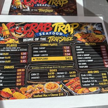 Crab Trap - Menu - Seafood Near Me - Chattanooga, Tennessee Crab Trap - Menu - Seafood Near Me - Chattanooga, Tennessee