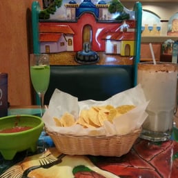 Monster horchata for me and lunch margarita for dad. Love this place so far Monster horchata for me and lunch margarita for dad. Love this place so far
