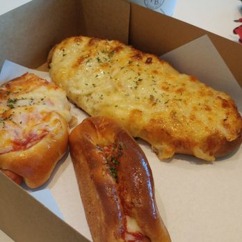 Paris Baguette - Onion cheesy bread and two sausage bread! Must try - Bakeries Near Me - Cerritos, California Paris Baguette - Onion cheesy bread and two sausage bread! Must try - Bakeries Near Me - Cerritos, California