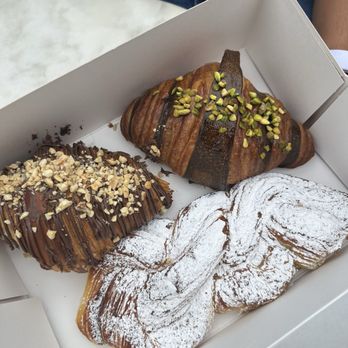 Le Saint Honore - The goods: Nutella banana, pistachio, cinnamon twist - Bakeries Near Me - Dana Point, California