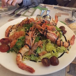 Los Lagares - Ensalada de langostinos!!