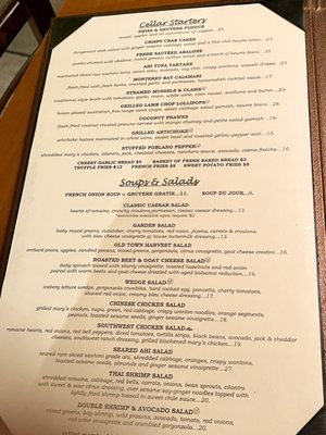 Menu photo 8 Wine Cellar Restaurant Los Gatos, CA Menu photo 8 Wine Cellar Restaurant Los Gatos, CA