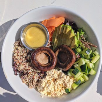 Sibling by Pushkin's - Veggie Quinoa Bowl - New American Near Me - Sacramento, California Sibling by Pushkin's - Veggie Quinoa Bowl - New American Near Me - Sacramento, California