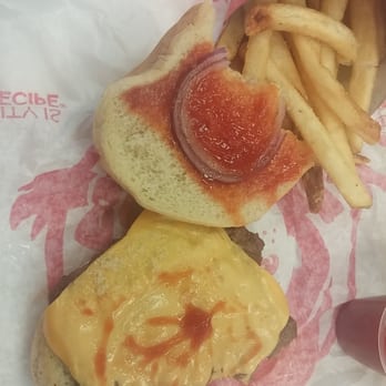 Wendy's - Asked for extra onions and ketchup, this is what i got. - Burgers Near Me - Redlands, California Wendy's - Asked for extra onions and ketchup, this is what i got. - Burgers Near Me - Redlands, California