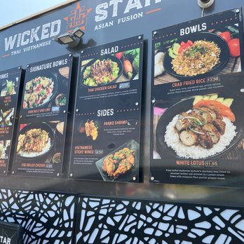 Wicked Star - Menu - Thai Near Me - San Francisco, California Wicked Star - Menu - Thai Near Me - San Francisco, California