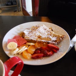 A yummy crepe with fruit