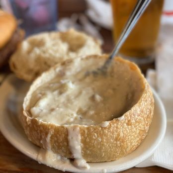 Hofbrau - Bread bowl clam chowder - Sandwiches Near Me - Morro Bay, California Hofbrau - Bread bowl clam chowder - Sandwiches Near Me - Morro Bay, California