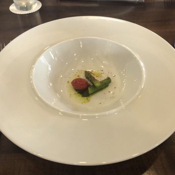 Maison Pucha Bistro - asparagus soup (before pouring) - French Near Me - Houston, Texas Maison Pucha Bistro - asparagus soup (before pouring) - French Near Me - Houston, Texas