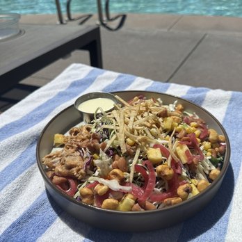 Just a Splash - BBQ Chicken Salad was a really good healthy option and was huge! - American Near Me - Phoenix, Arizona