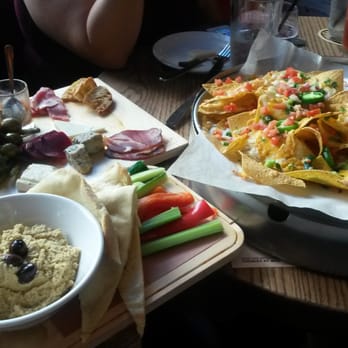 CRAFT - Veg plate, nachos, and charcuterie. - Beer Bar Near Me - Vancouver, British Columbia