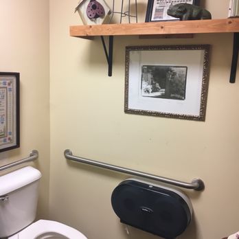 Annie Pearl's Home Cooking - a bathroom with a toilet and handrails - Buffets Near Me - Taylor, Alabama Annie Pearl's Home Cooking - a bathroom with a toilet and handrails - Buffets Near Me - Taylor, Alabama